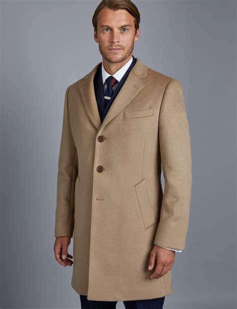 camel wool coat mens